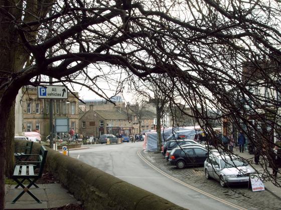Looking onto High Street Skipton